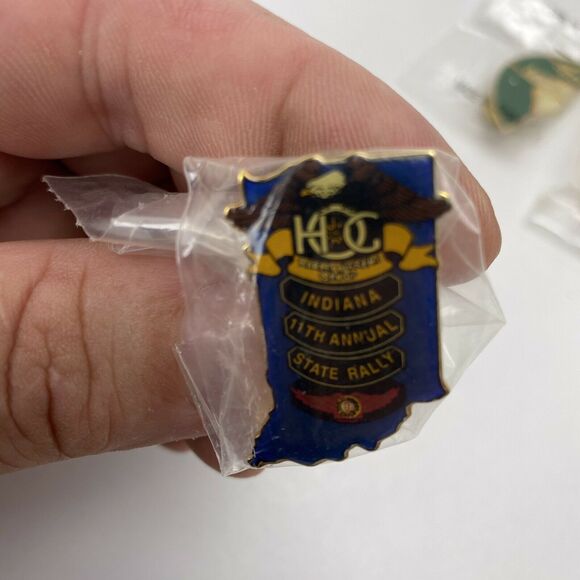 Harley Davidson Owners Group Lot Of 14 Rally & Motorcycle Club Pins HOG Pins - Picture 12 of 12